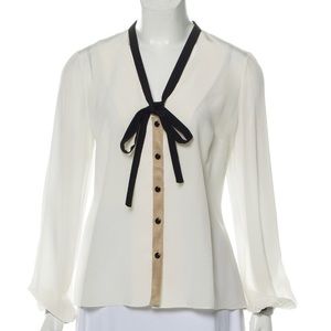 Carolina Herrera Silk Blouse